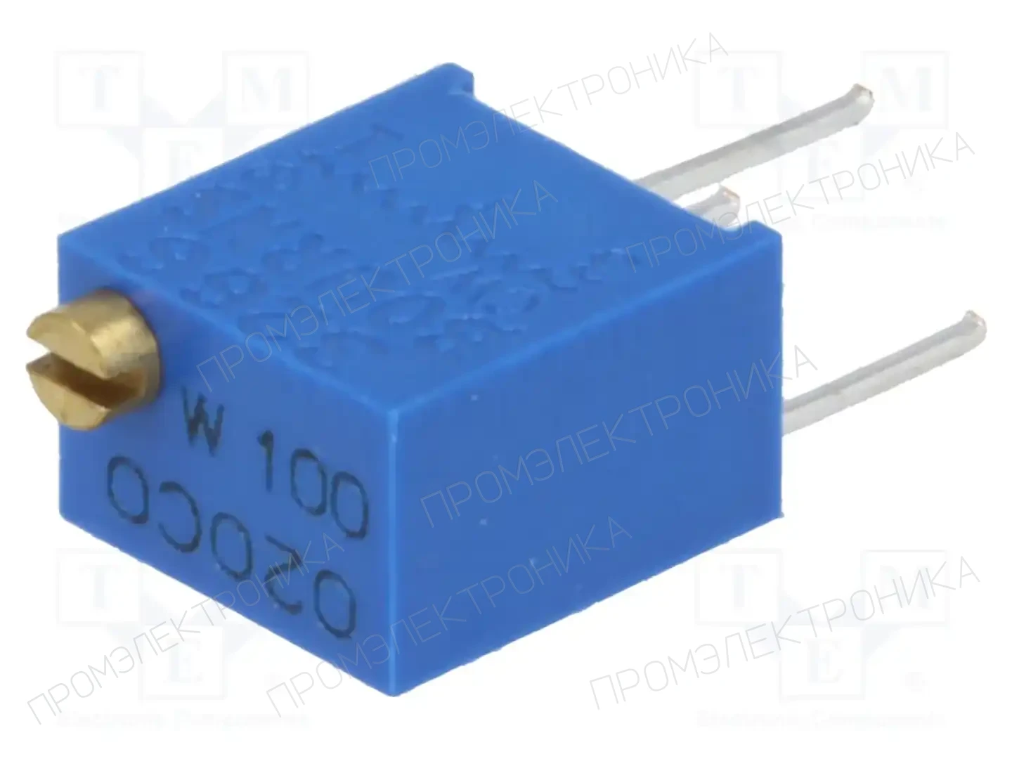 BOURNS 3266W-1-100LF — Потенциометры THT многооборотные 1/4 дм