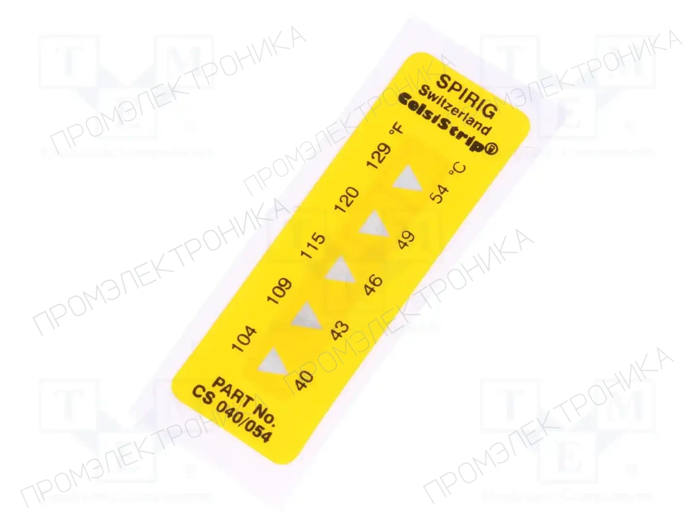 SPIRIG CS-040/054 — Термоиндикаторные этикетки
