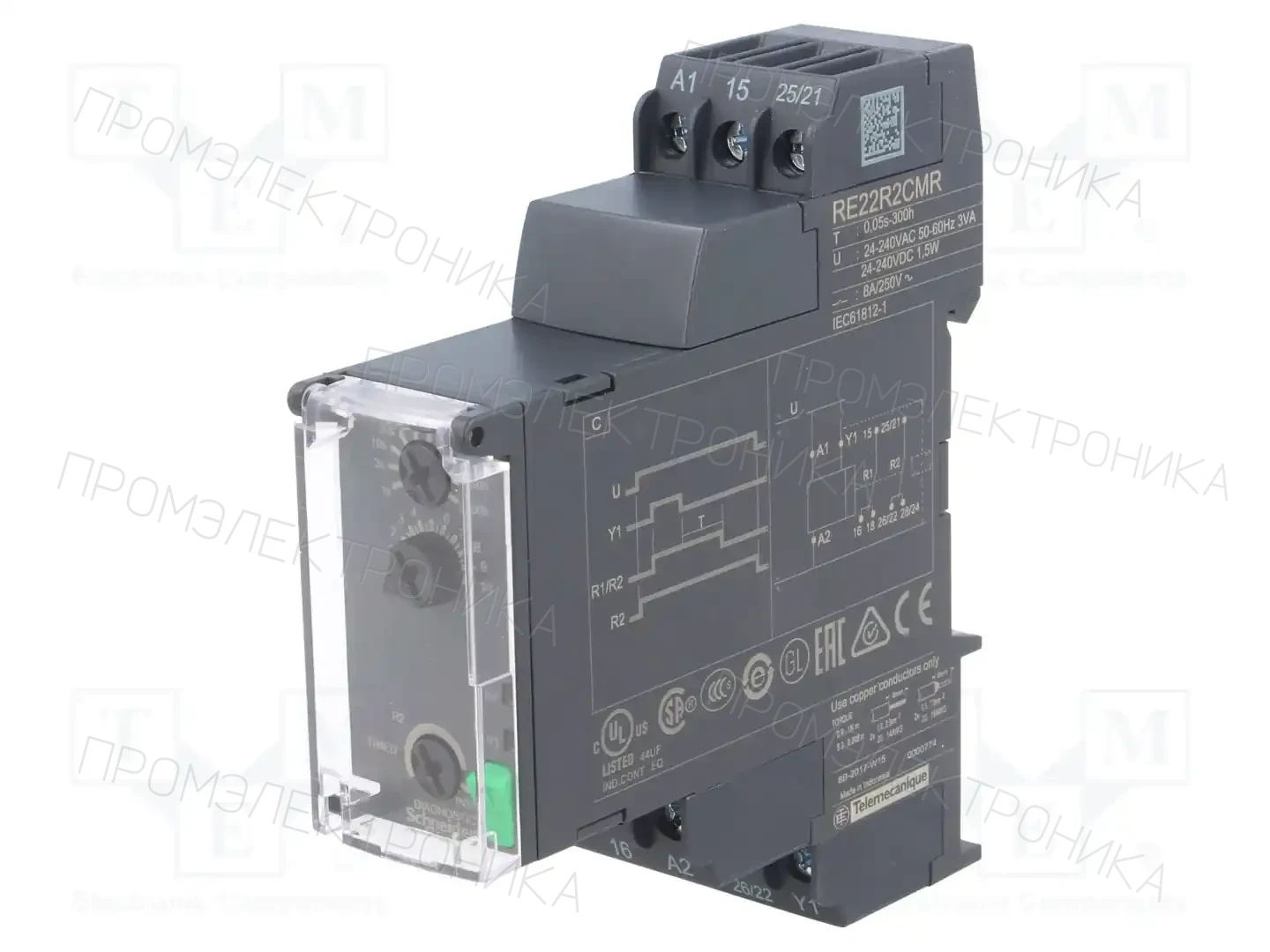 SCHNEIDER ELECTRIC RE22R2CMR — Временные аналоговые реле