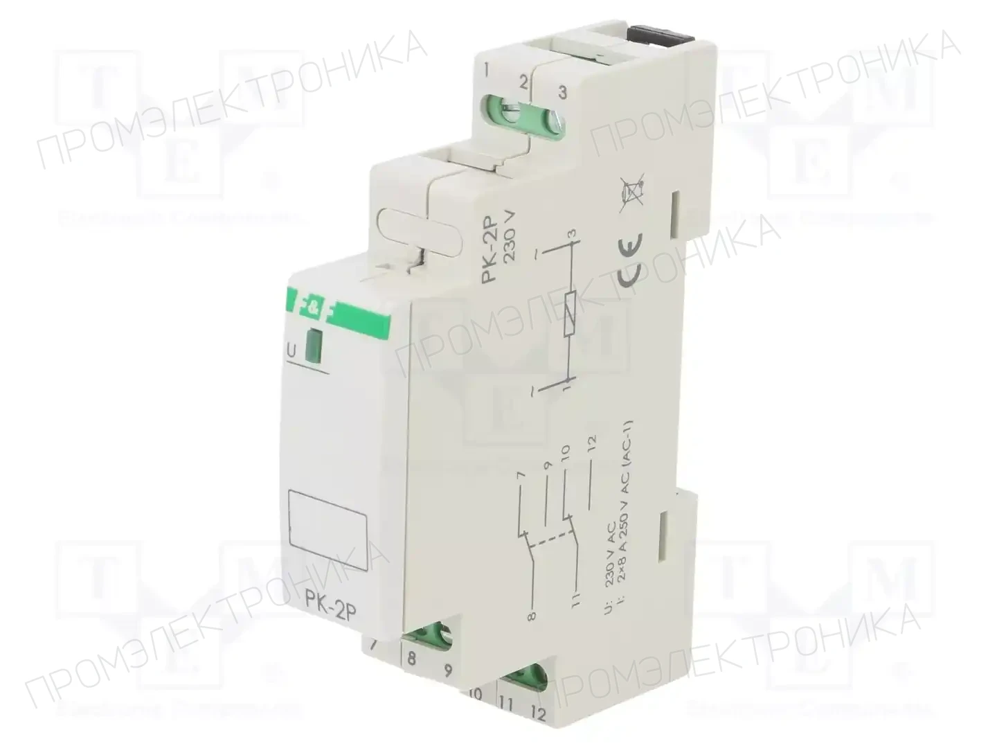 F&F PK-2P-230V — Монтажные реле