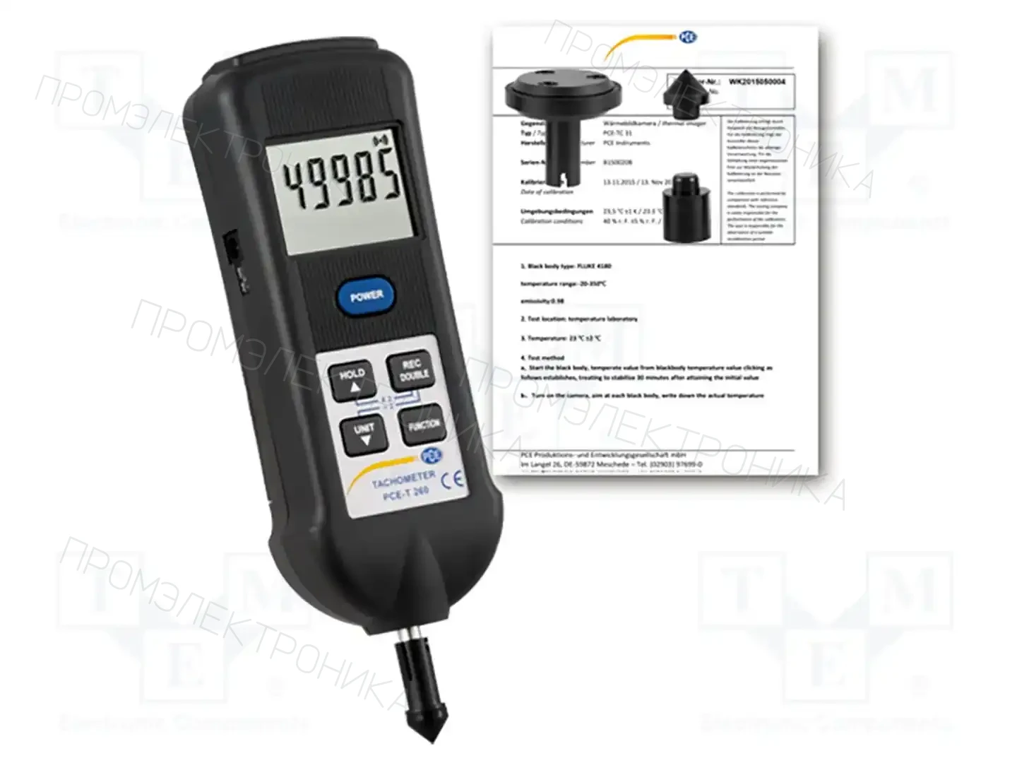 PCE INSTRUMENTS PCE-T 260-ICA — Тахометры