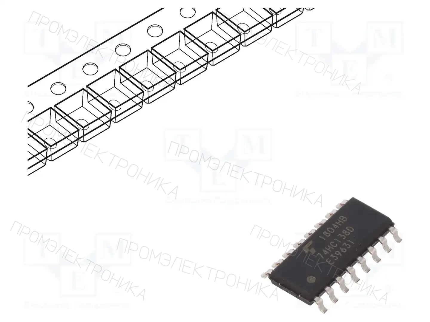 TOSHIBA 74HC138D(BJ) — Декодеры, мультиплексоры, переключатели