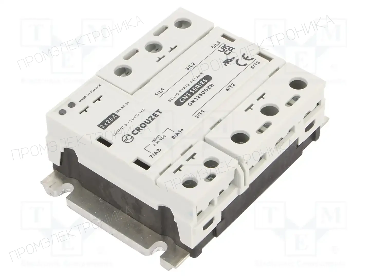 CROUZET GN325DSZH — Реле SSR трехфазные