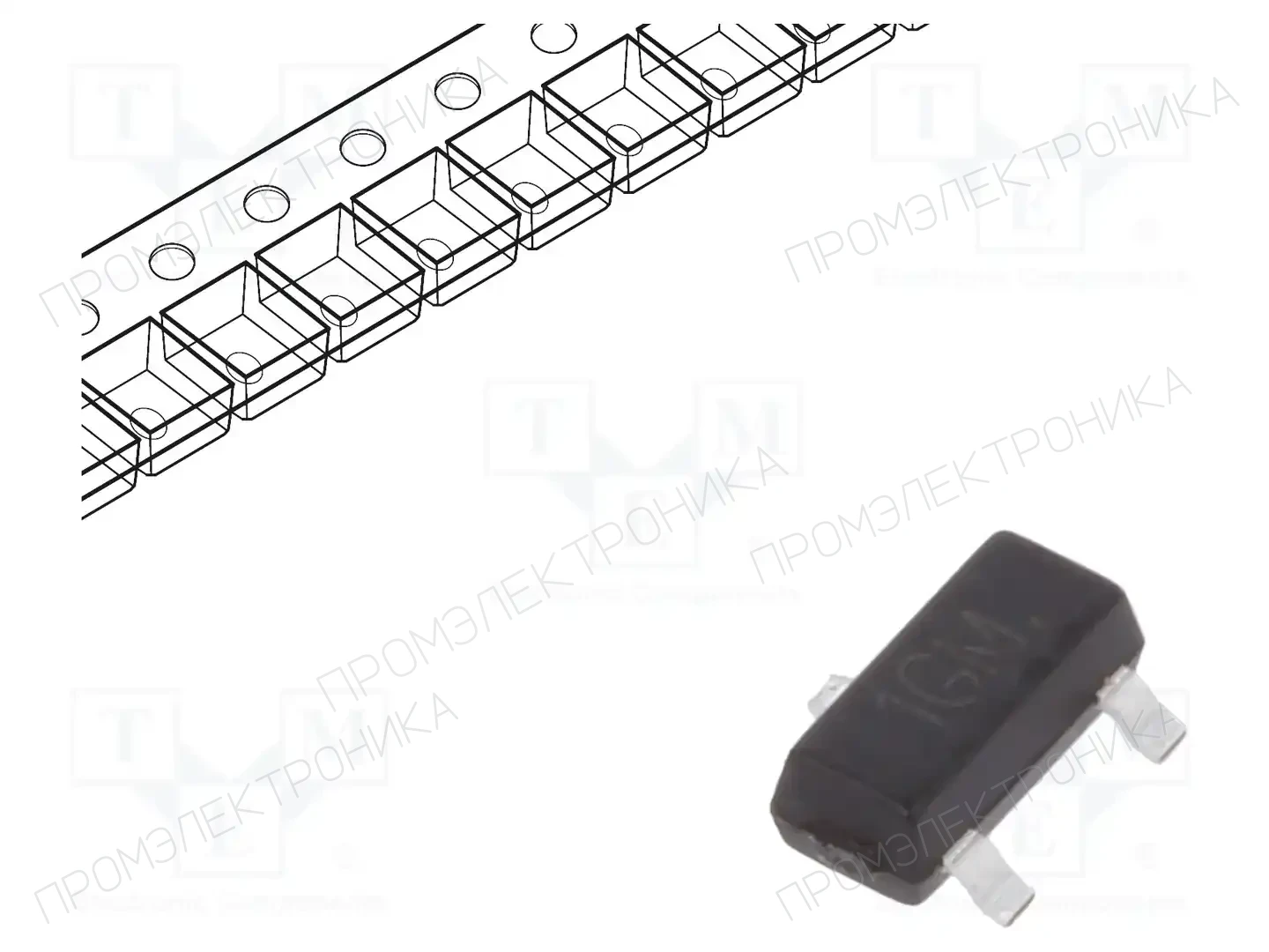 MICRO COMMERCIAL COMPONENTS MMBTA06-TP — Транзисторы NPN SMD