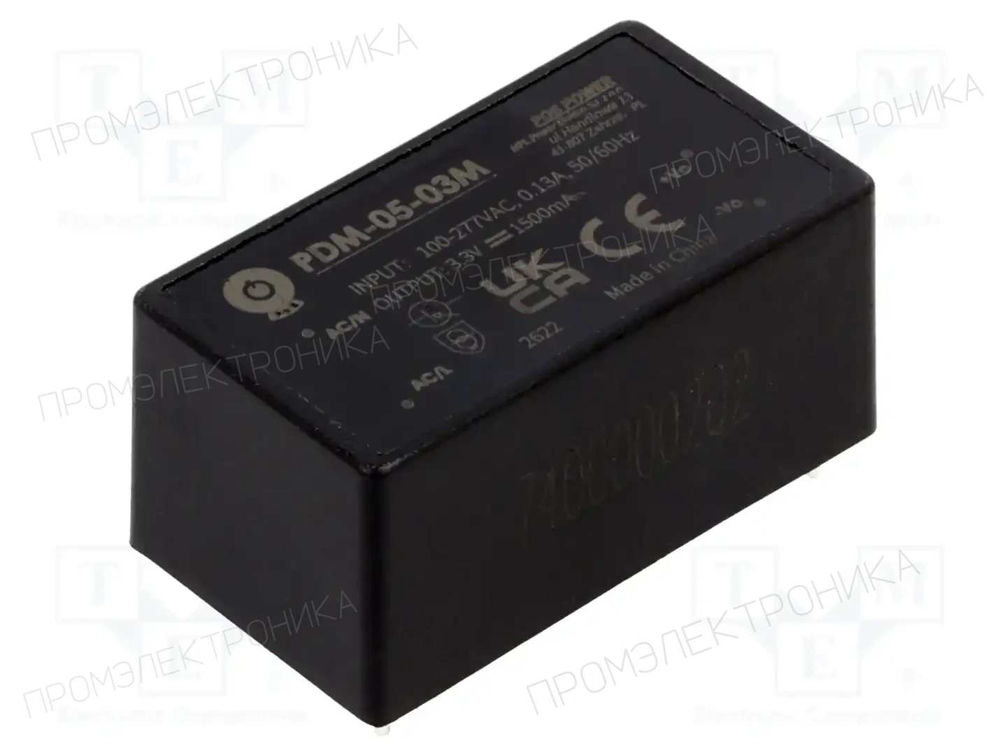 POS PDM-05-03M — Преобразователи AC/DC для PCB