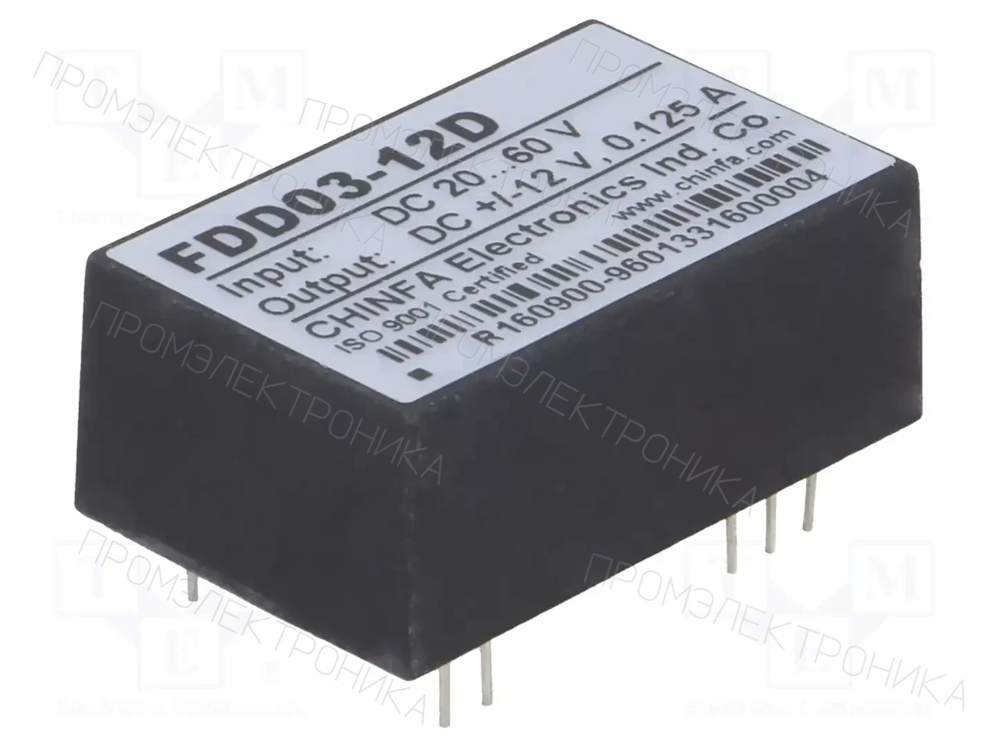 CHINFA ELECTRONICS FDD03-12D — Преобразователи DC/DC