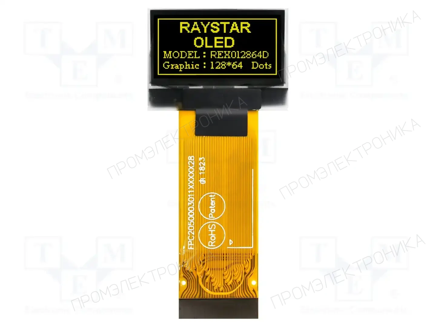 RAYSTAR OPTRONICS REX012864DYPP3N00F00 — Дисплеи OLED графические