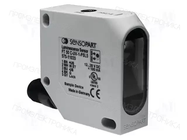 Sensopart FT50C-UV-1-PSL5 — Стандартные фотоэлектрические датчики