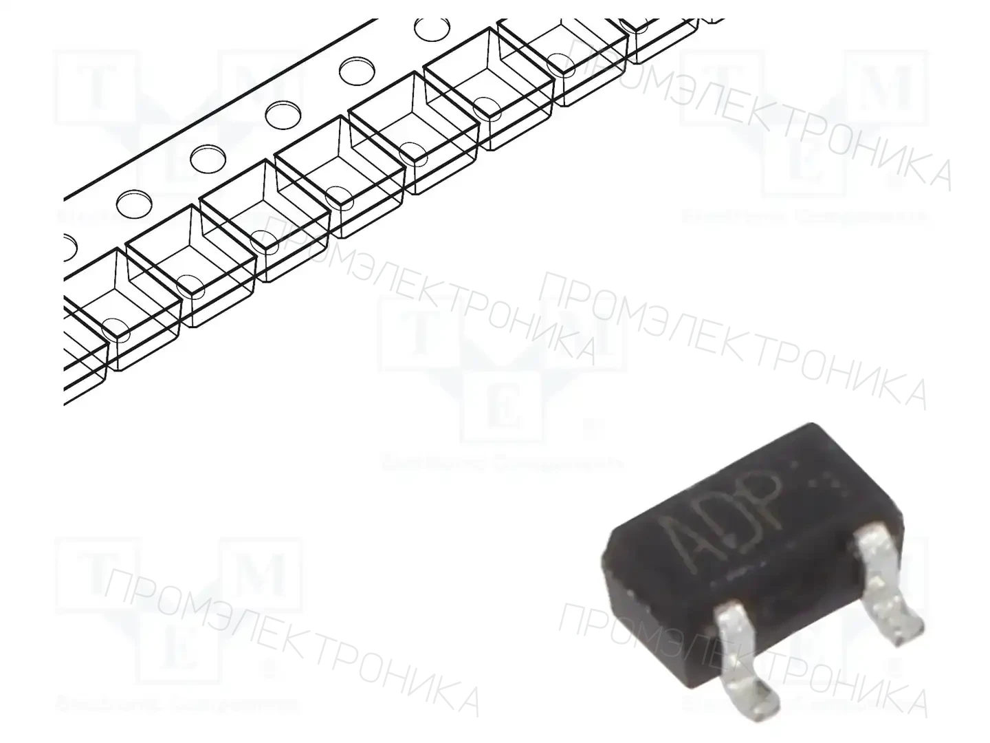 ROHM SEMICONDUCTOR 2SC4726TLP — Транзисторы NPN SMD