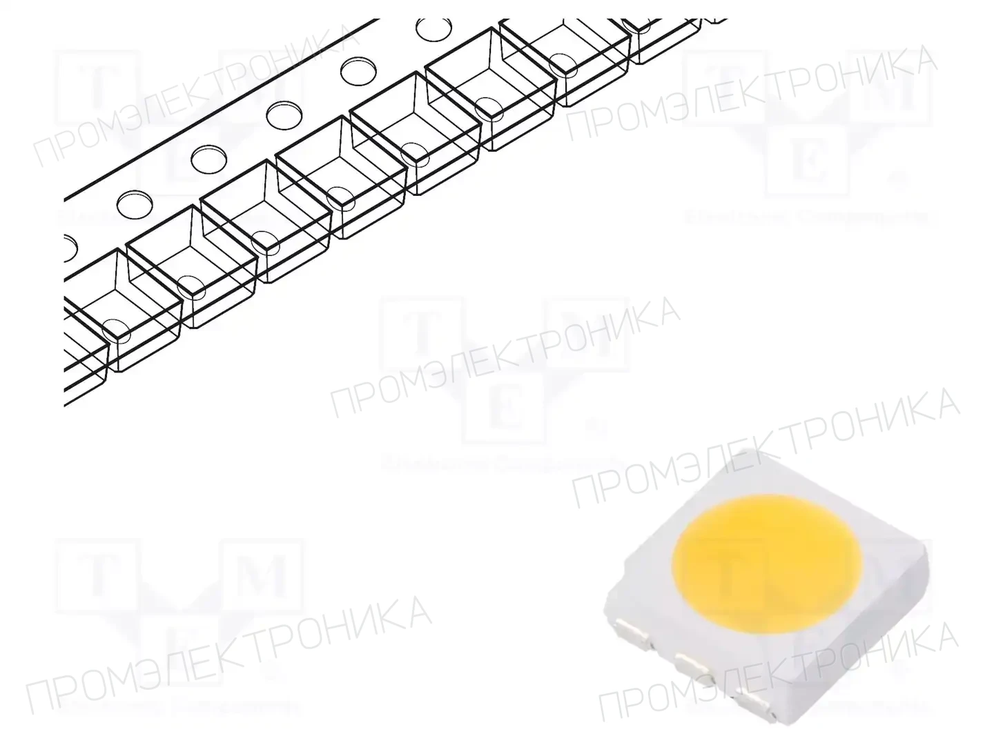 REFOND RF-27HA50DS-EE-Y — Светодиоды SMD белые