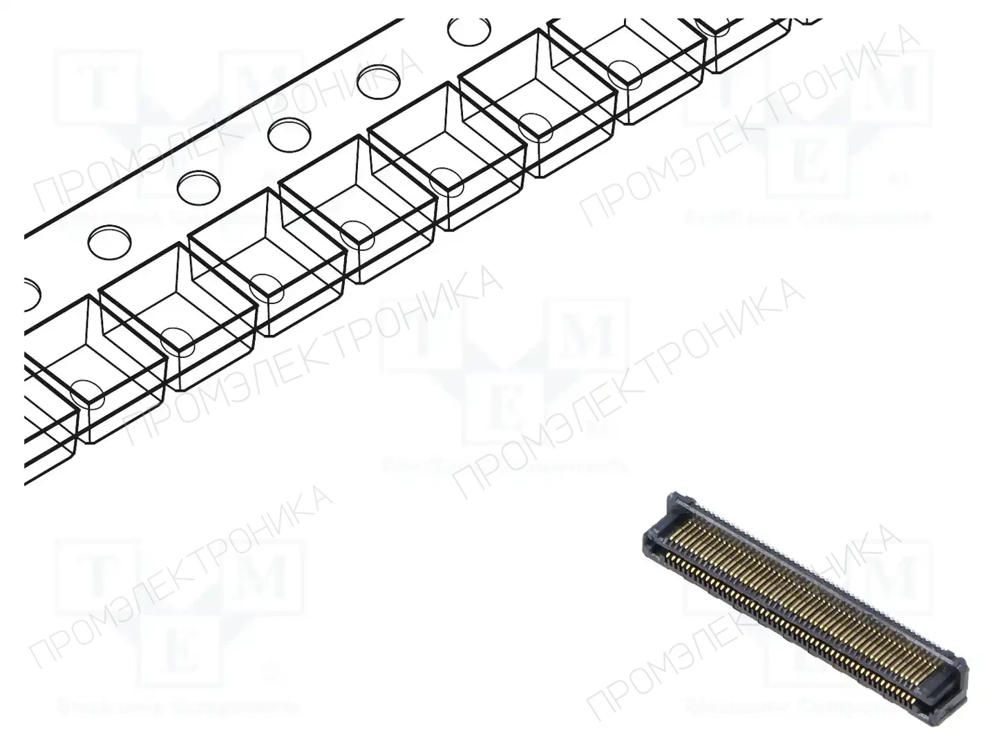 SAMTEC LSHM-150-02.5-L-DV-A-N-K-TR — Разъeмы пластина - пластина