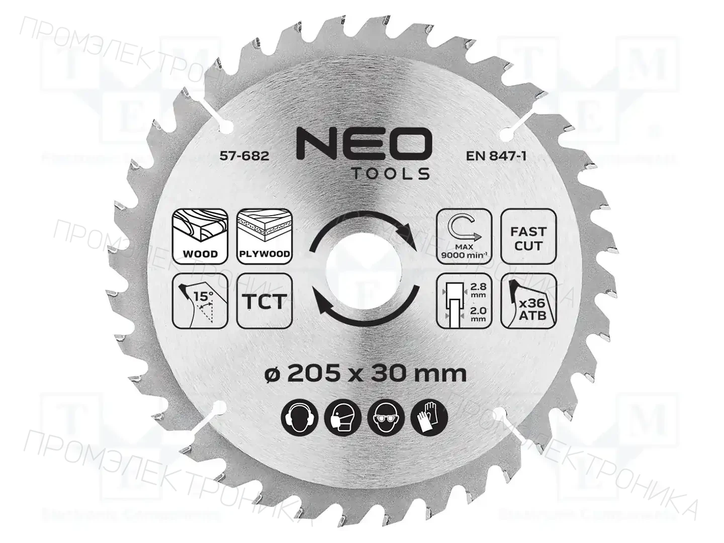 NEO TOOLS 57-682 — Диски для резки и шлифовки