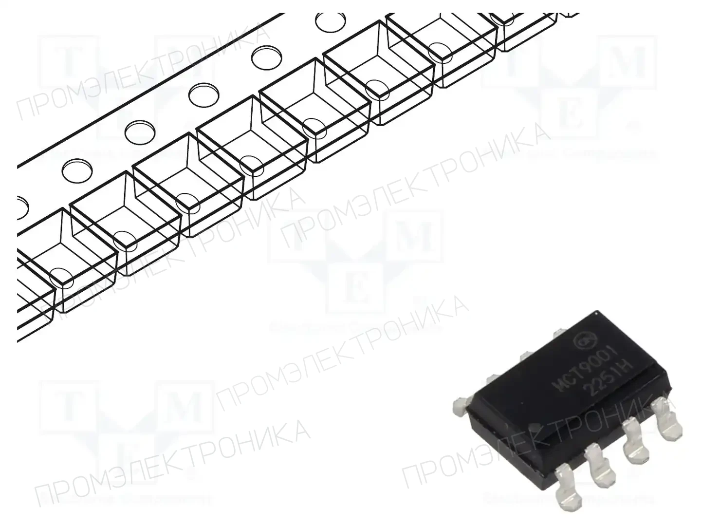 onsemi MCT9001SD — Оптроны – аналоговый выход