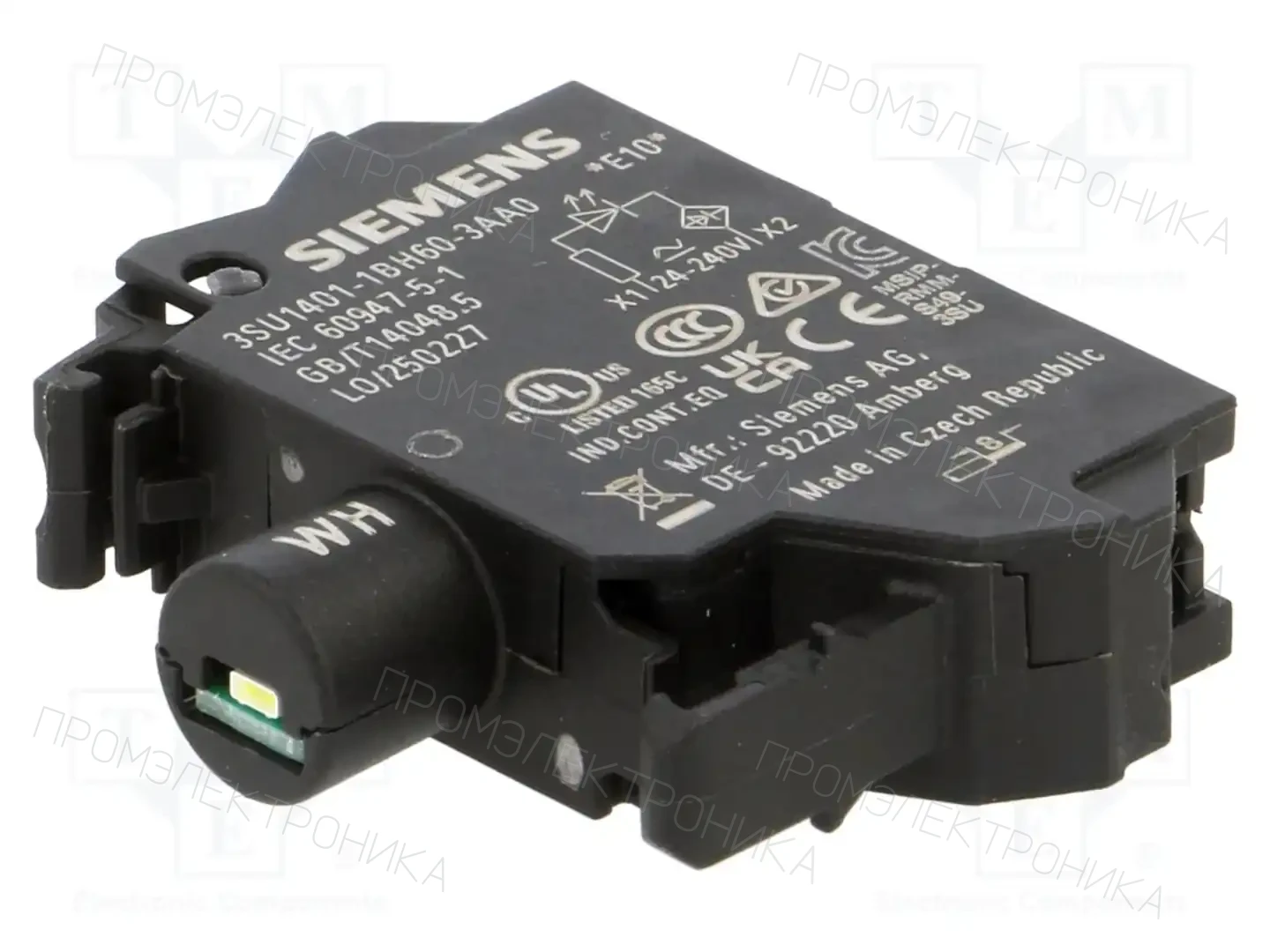 SIEMENS 3SU1401-1BH60-3AA0 — Панельные аксессуары стандартные
