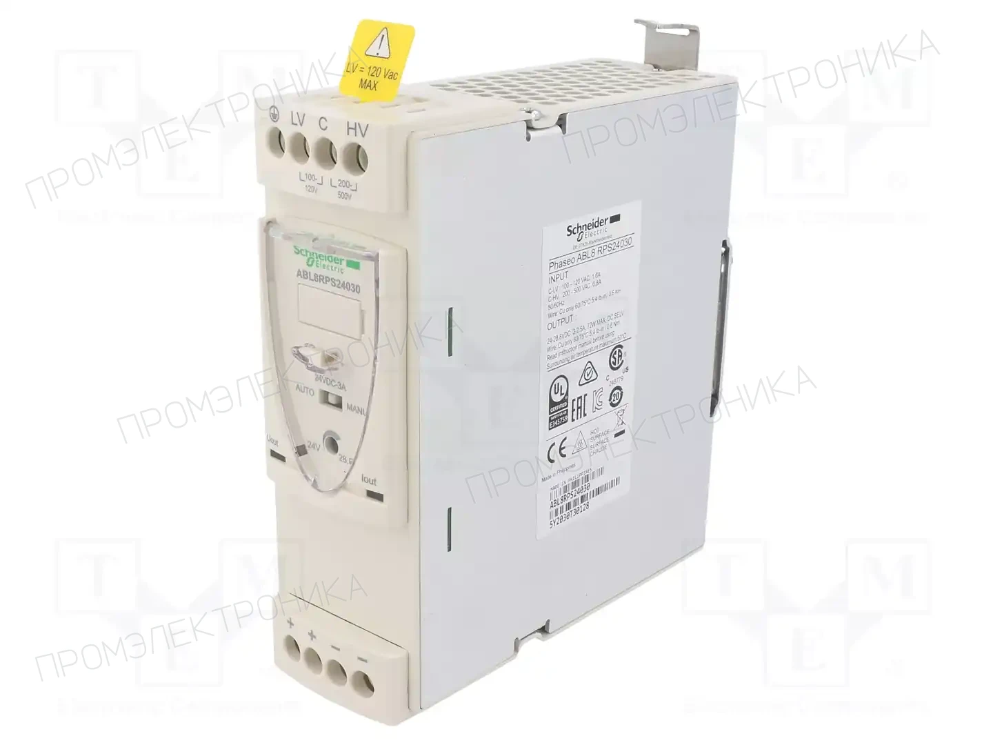 SCHNEIDER ELECTRIC ABL8RPS24030 — Блоки питания на DIN-рейку
