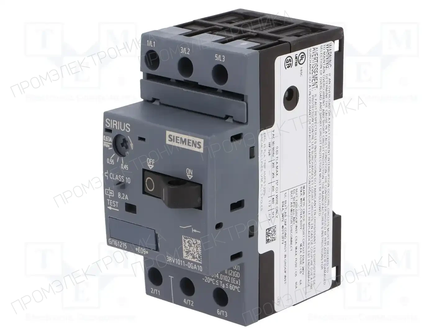 SIEMENS 3RV1011-0GA10 — Выключатели двигательные