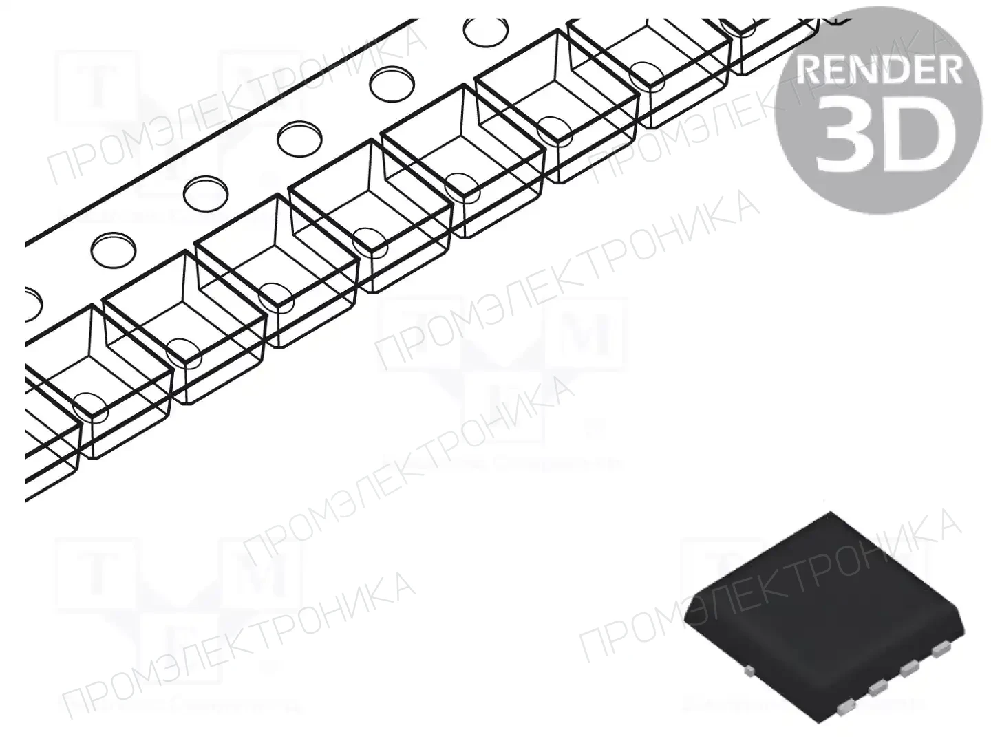 onsemi FDMS8333L — Транзисторы с каналом N SMD