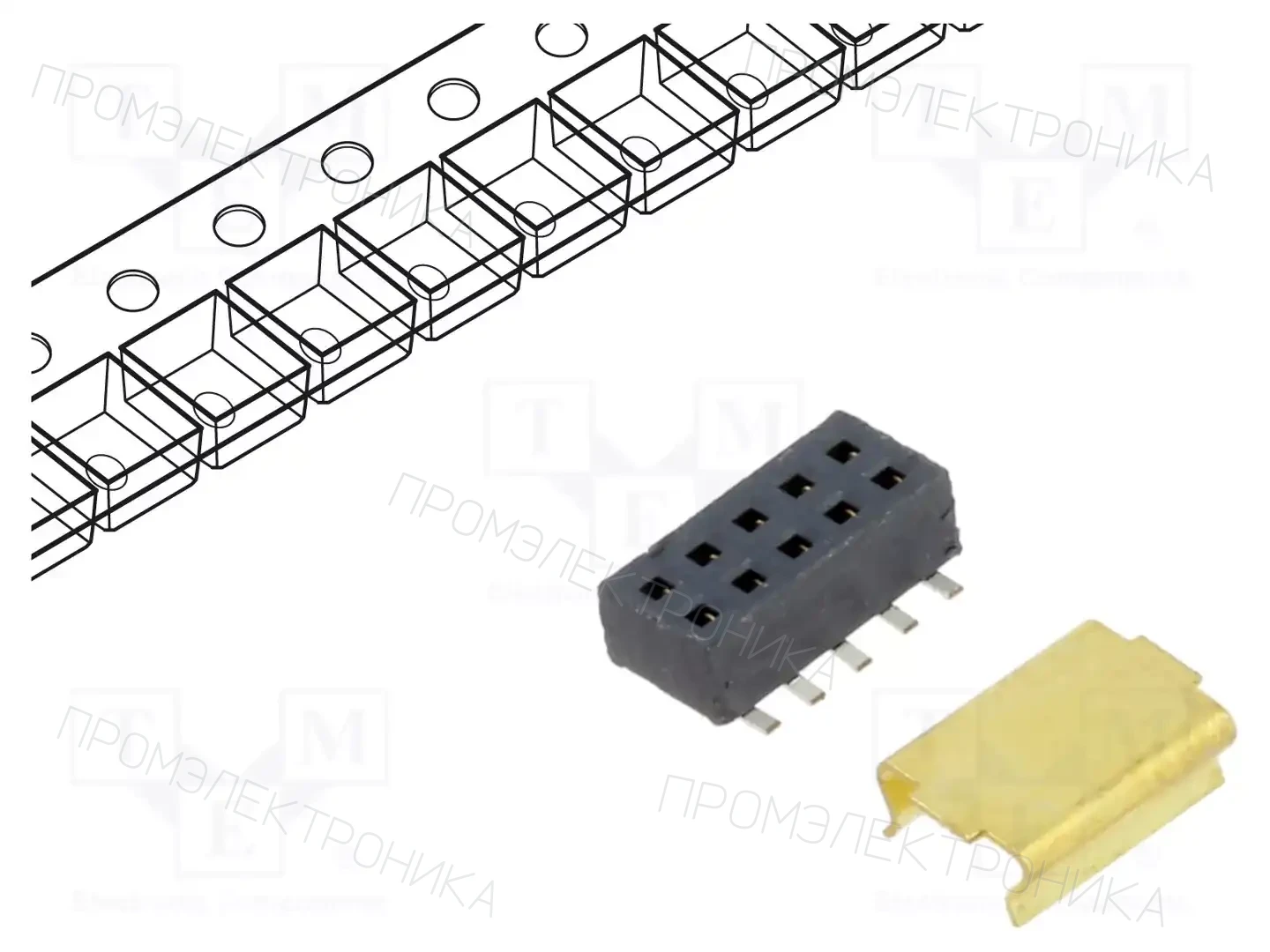 SAMTEC CLP-110-02-F-D-A — Разъeмы пластина - пластина