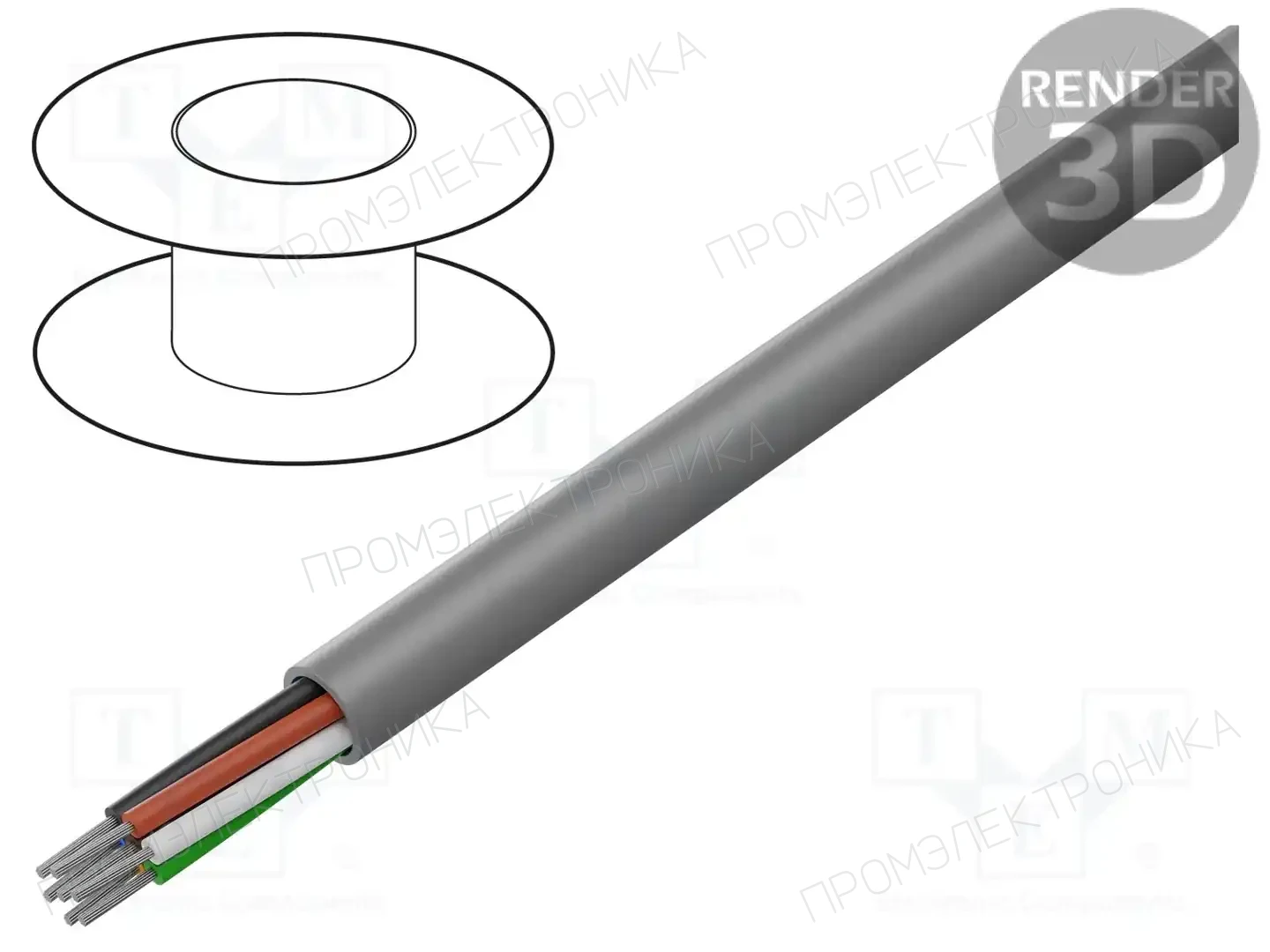 ALPHA WIRE 1177L SL001 — Провода многожильные неекранированные