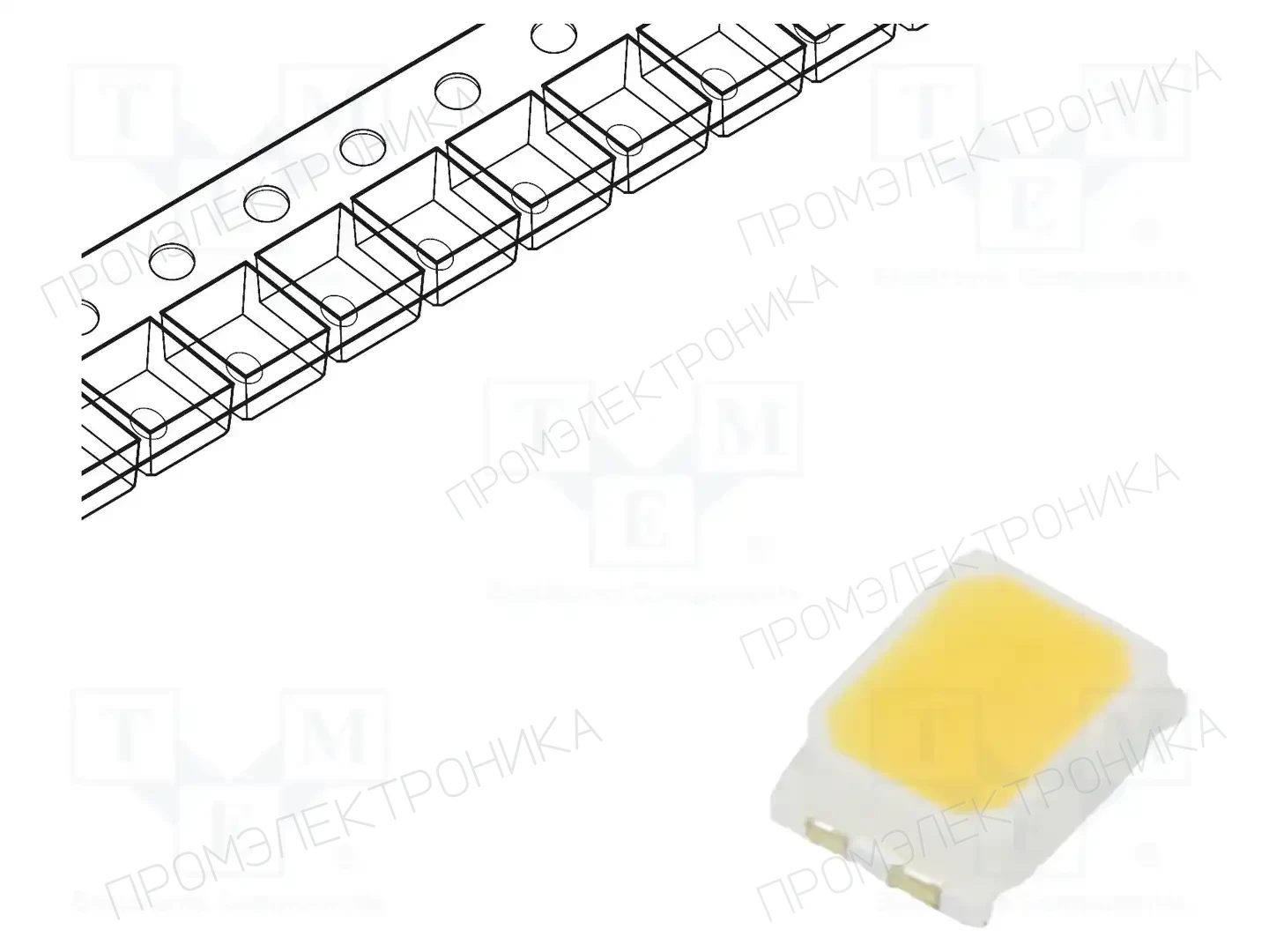 REFOND RF-50TI16DS-EE-Y — Светодиоды SMD белые