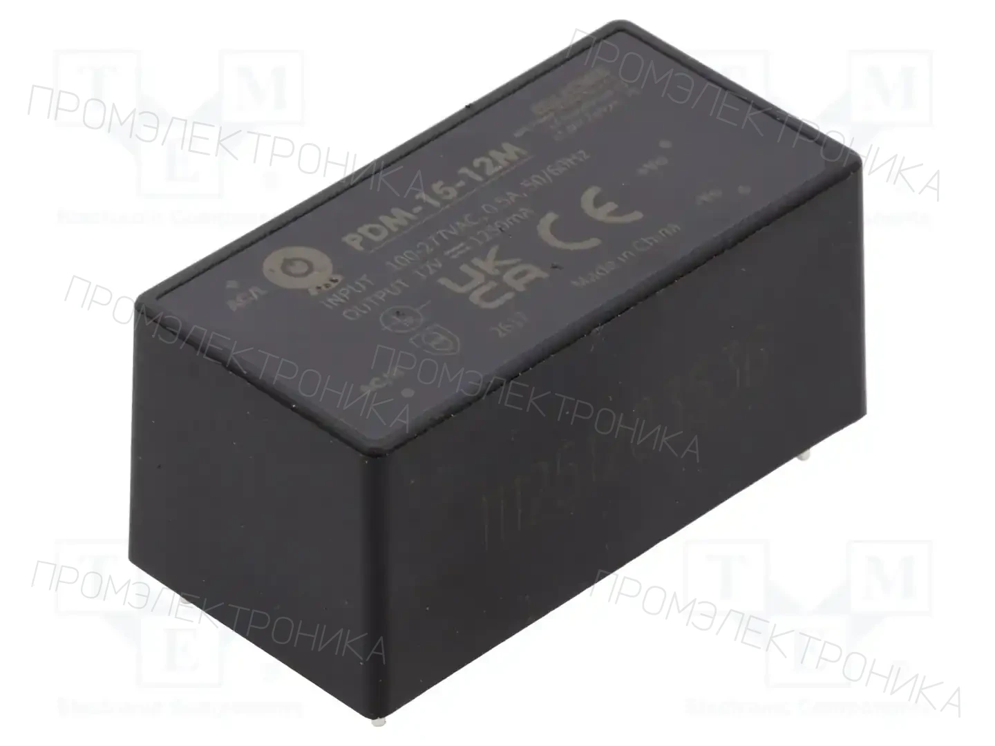 POS PDM-15-12M — Преобразователи AC/DC для PCB