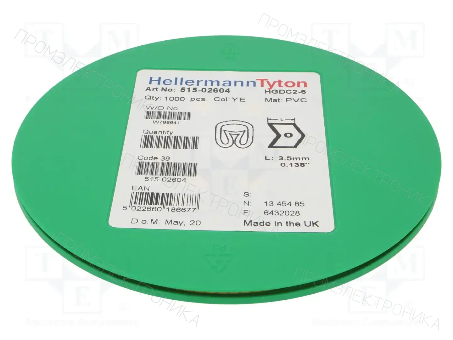 HELLERMANNTYTON 515-02604 — Маркеры проводов