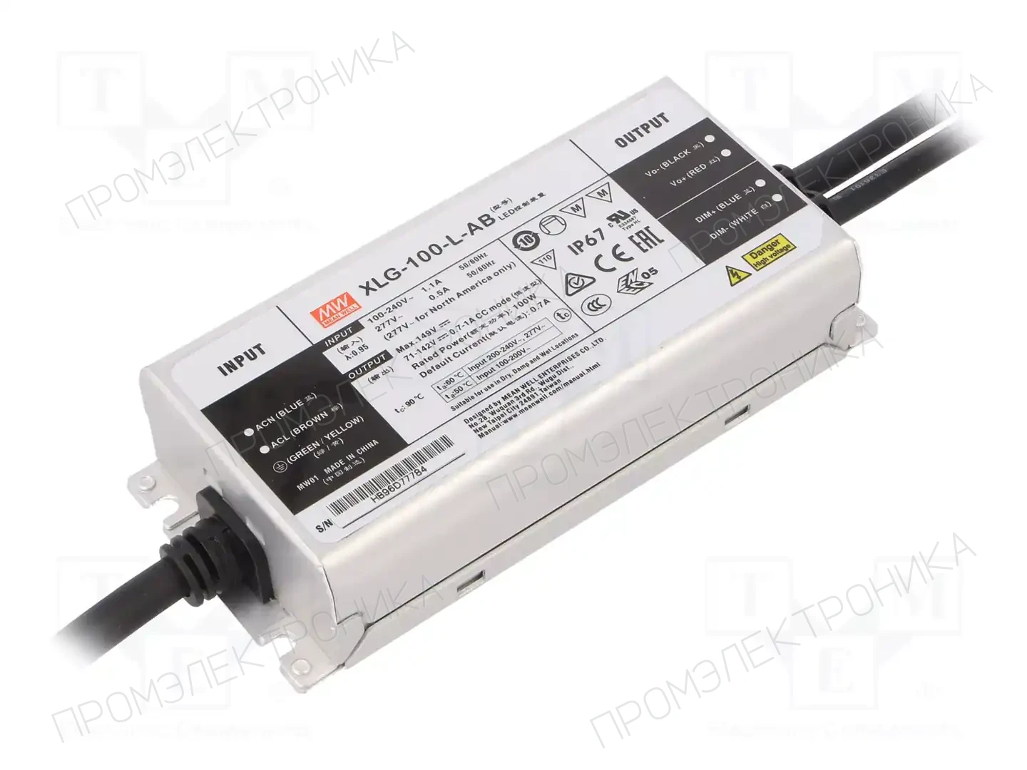 MEAN WELL XLG-100-L-AB — Блоки питания для LED