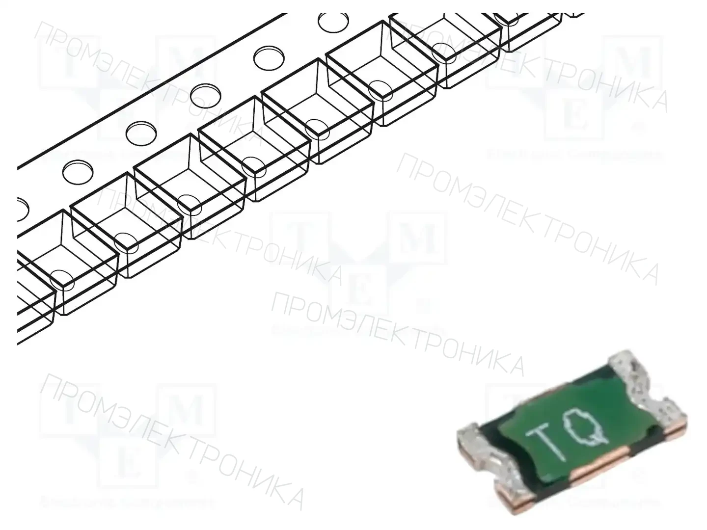 EATON/BUSSMANN PTS12066V050 — Предохранители полимерные SMD
