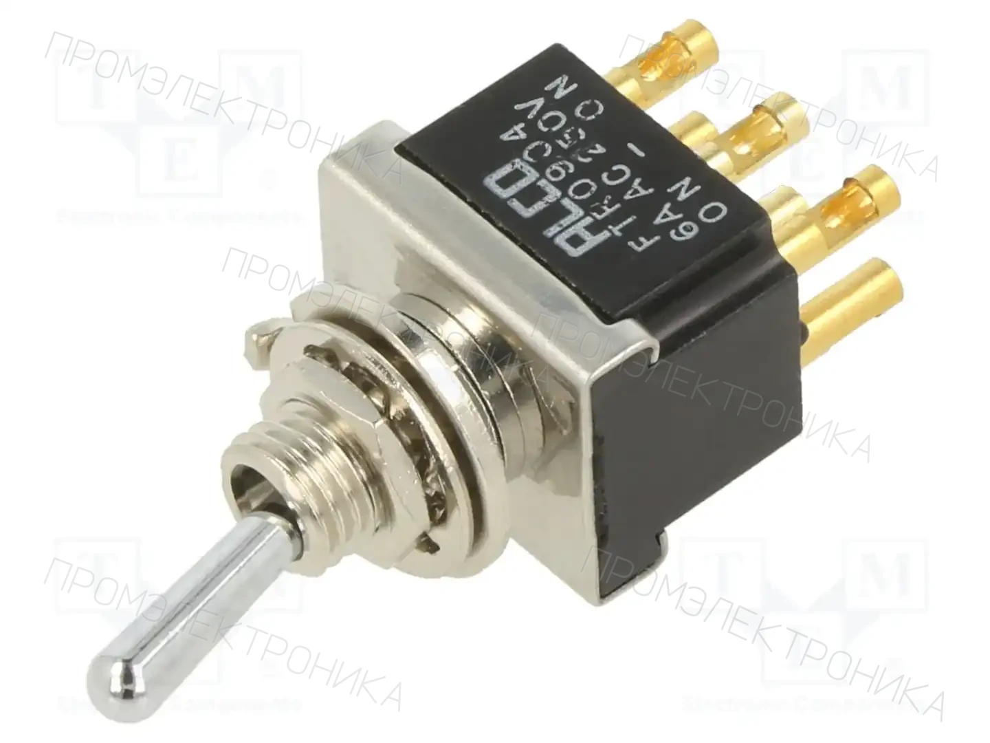 TE Connectivity 4-6437630-4 — Переключатели рычажные