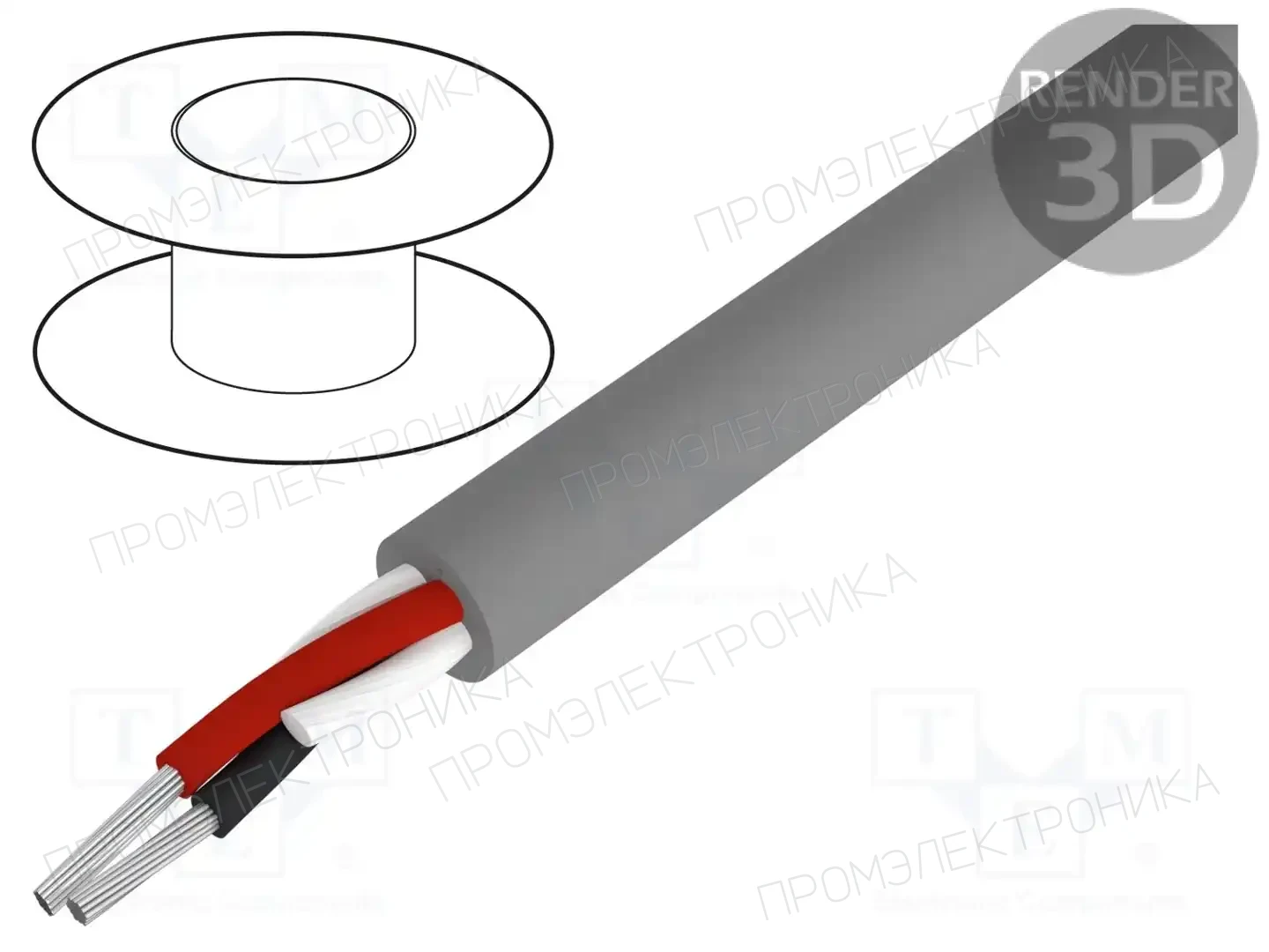 ALPHA WIRE 1172C SL001 — Провода многожильные неекранированные