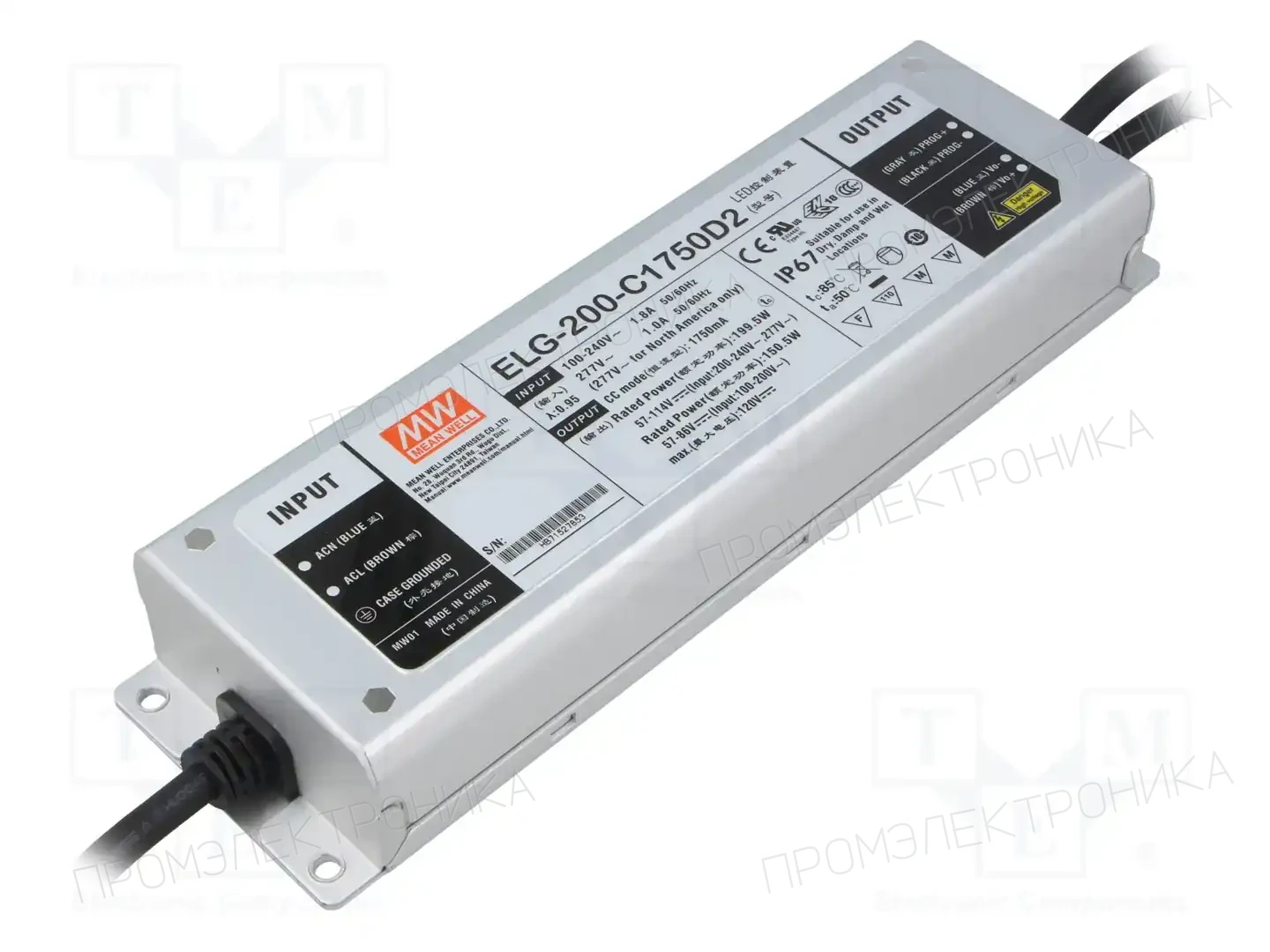 MEAN WELL ELG-200-C1750D2 — Блоки питания для LED