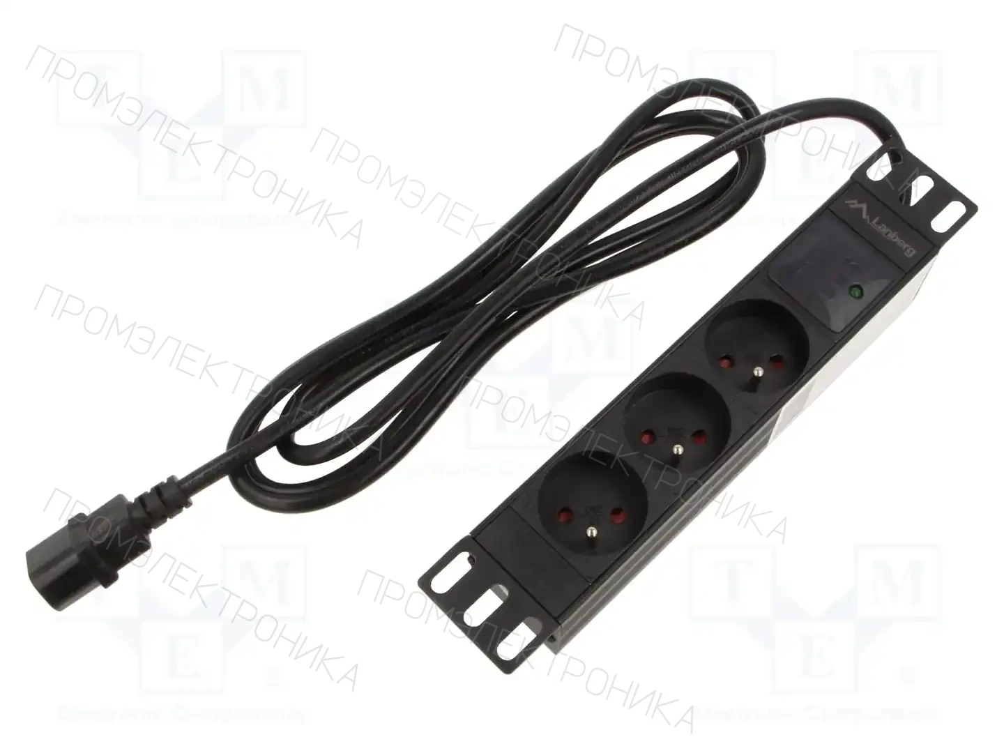 LANBERG PDU-03E-0200-IEC-BK — Планки защиты от перенапряжения