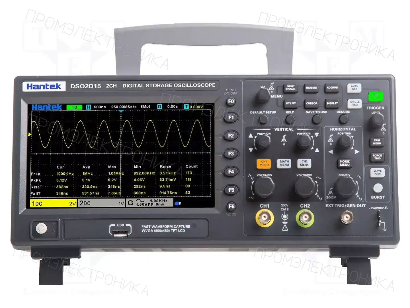 HANTEK DSO2D15 — Осциллоскопы цифровые