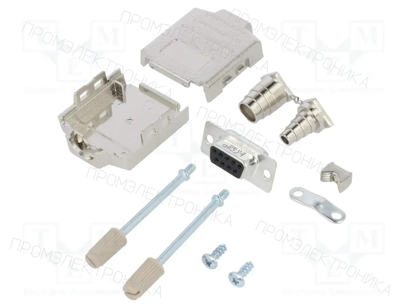 AMPHENOL COMMUNICATIONS SOLUTIONS L17DPPK09-M+L77SDE09S — Комплектные штекеры D-Sub
