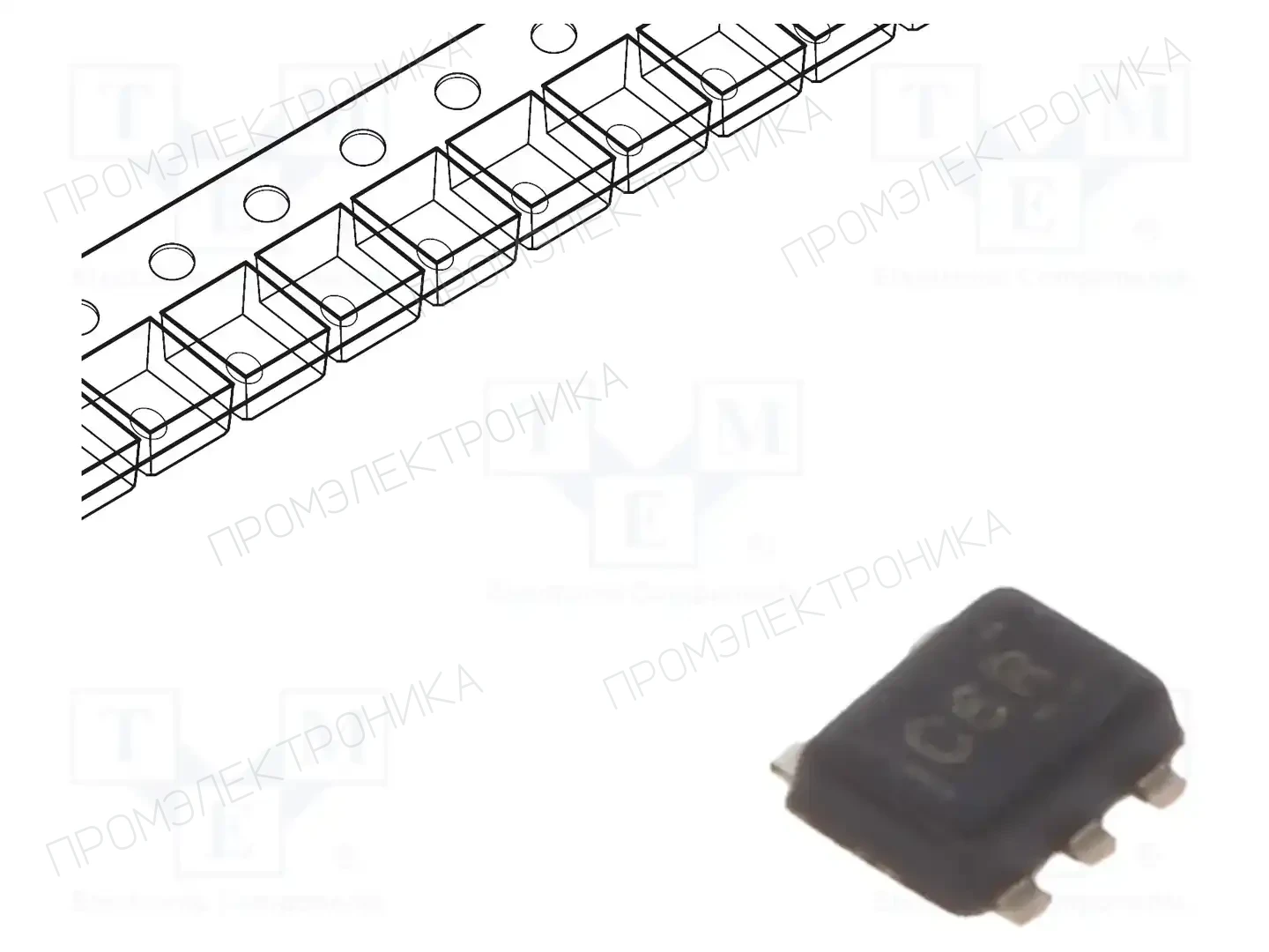 Texas Instruments SN74LVC1G66DRLR — Декодеры, мультиплексоры, переключатели