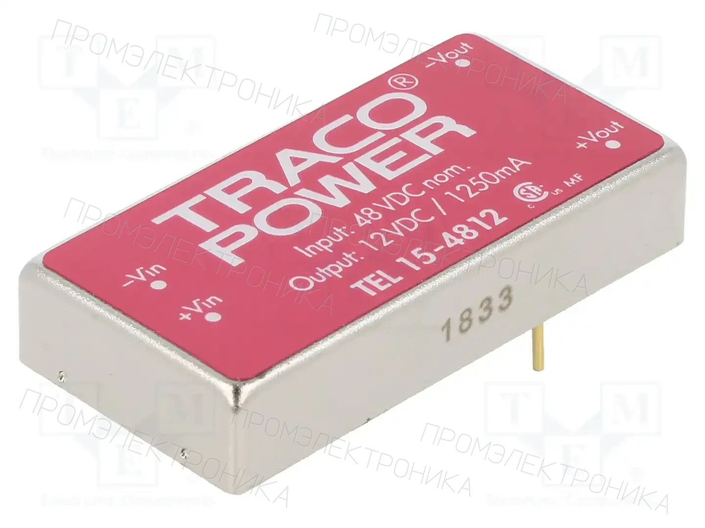 TRACO POWER TEL 15-4812 — Преобразователи DC/DC