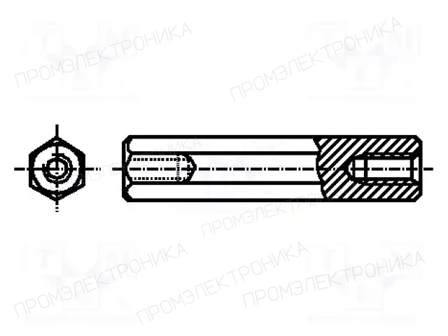 KEYSTONE 8441A — Пластмассовые дистанционные втулки