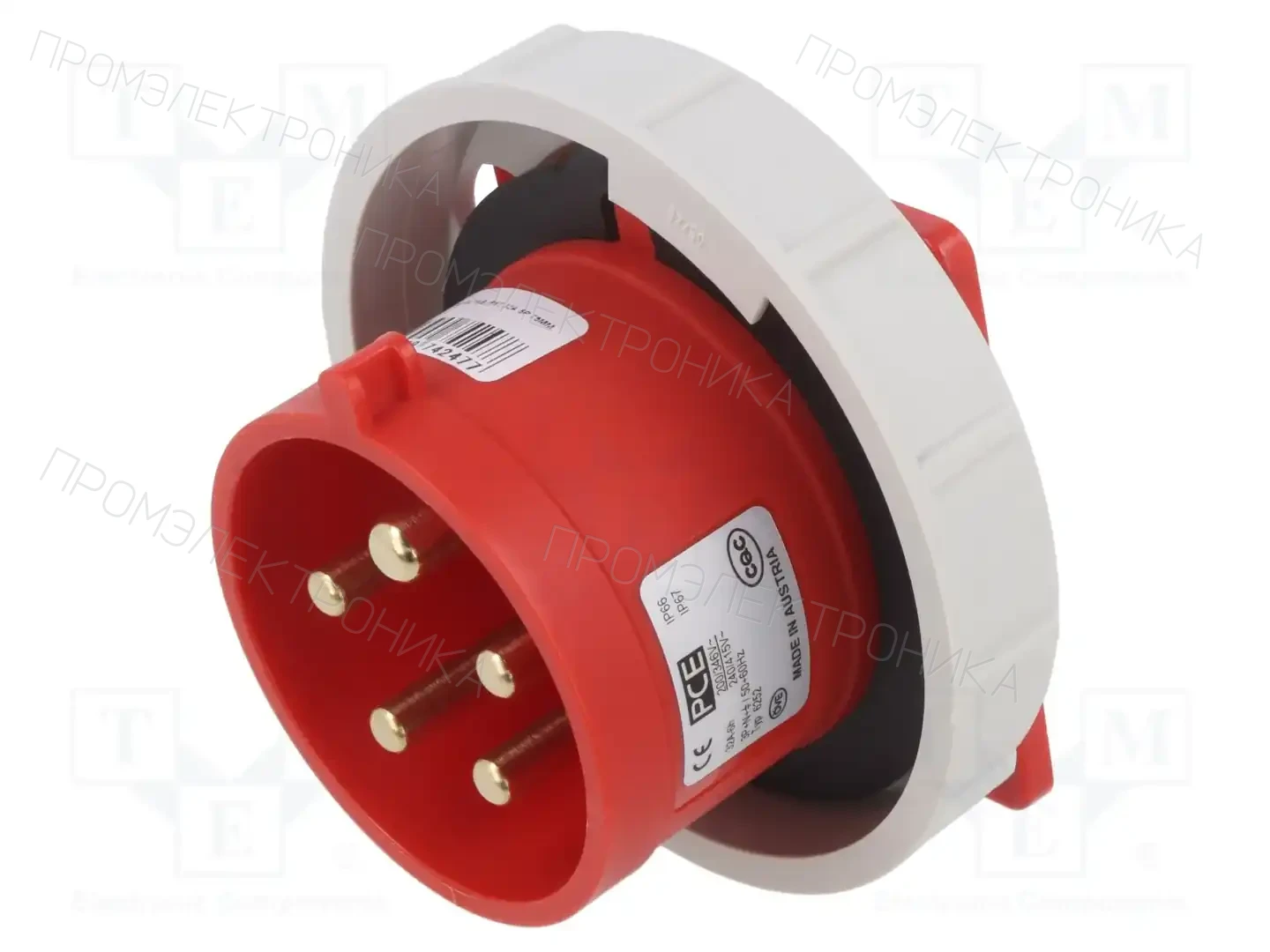 PCE 6252-6 — Многофазные разъемы IEC 60309