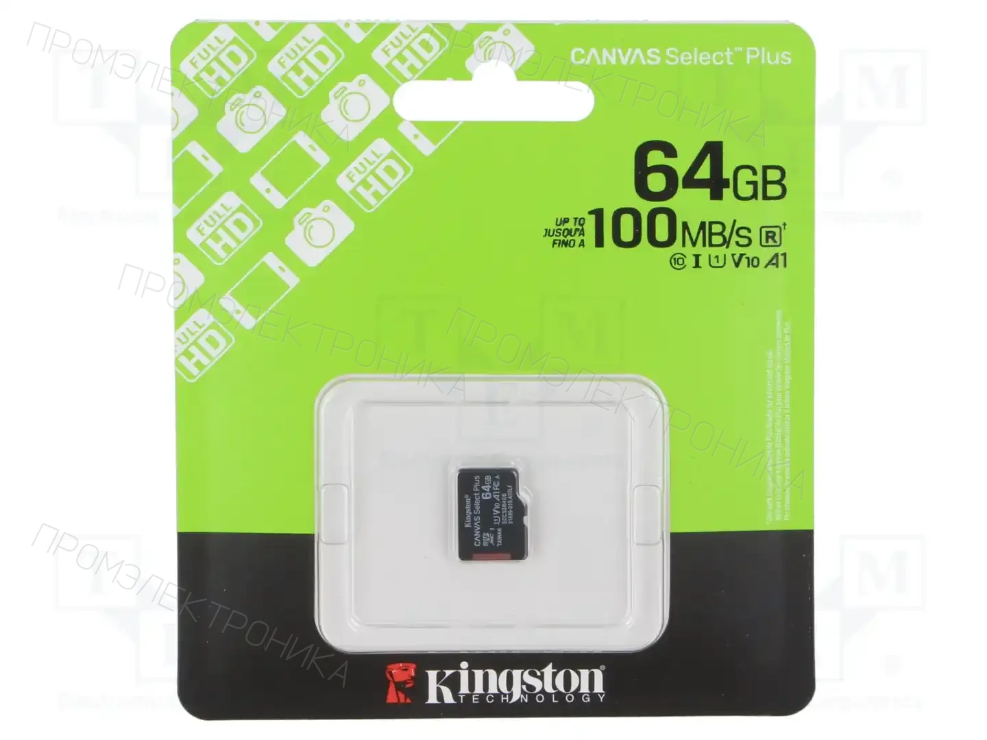 KINGSTON TECHNOLOGY SDCS3/64GBSP — Карты памяти