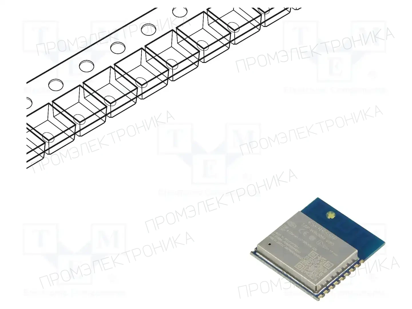 ESPRESSIF ESP-WROOM-02D-N4 — Модули IoT (WiFi/Bluetooth)