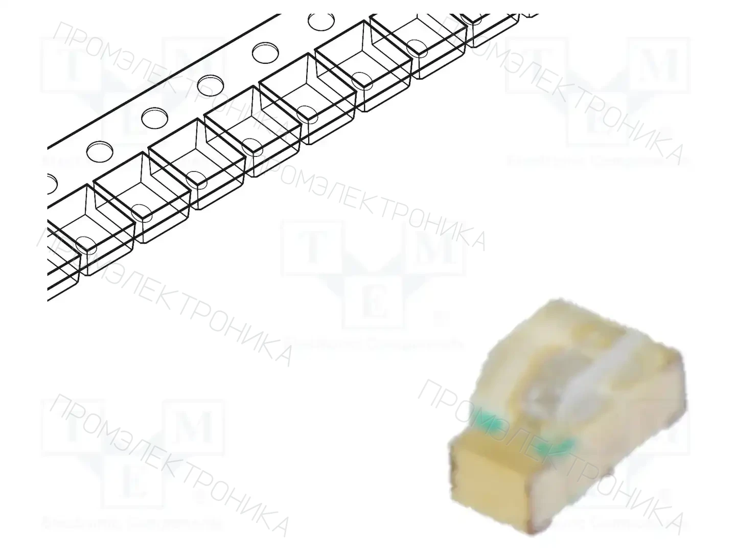 BROADCOM (AVAGO) HSMN-C120 — Светодиоды SMD цветные