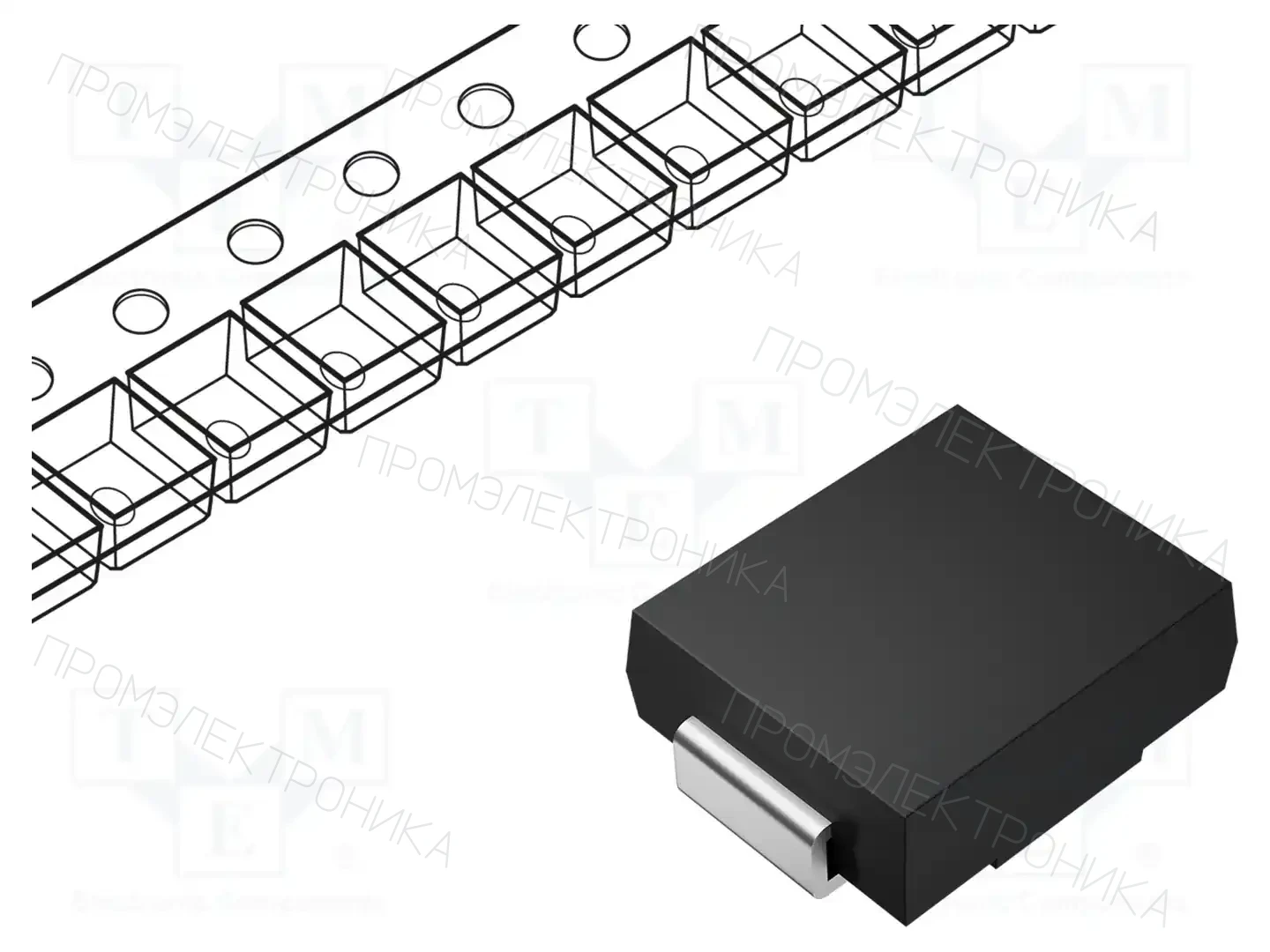 onsemi SS39 — Диоды Шотки SMD