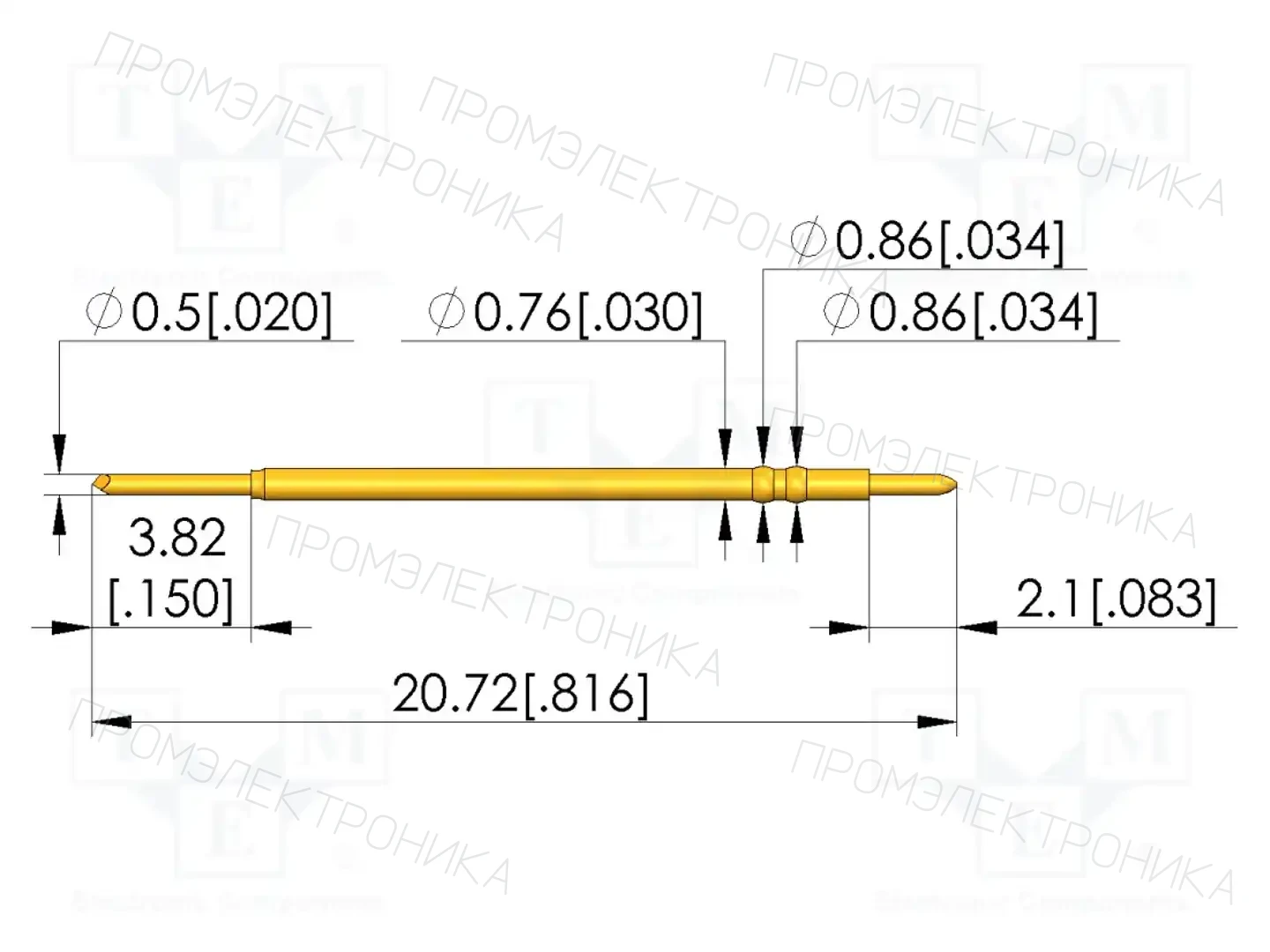 INGUN KT-S039-0002 — Гнёзда для измерительных щупов