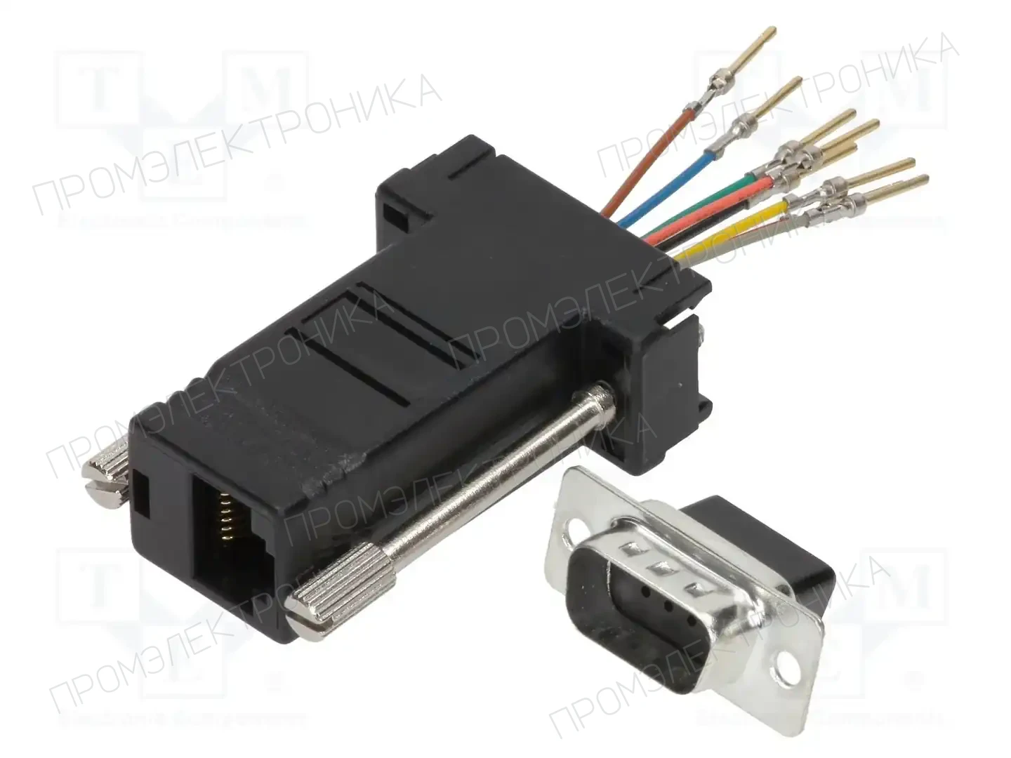 MH CONNECTORS MHDA9-PMJ8-K-RC — Адаптеры D-Sub