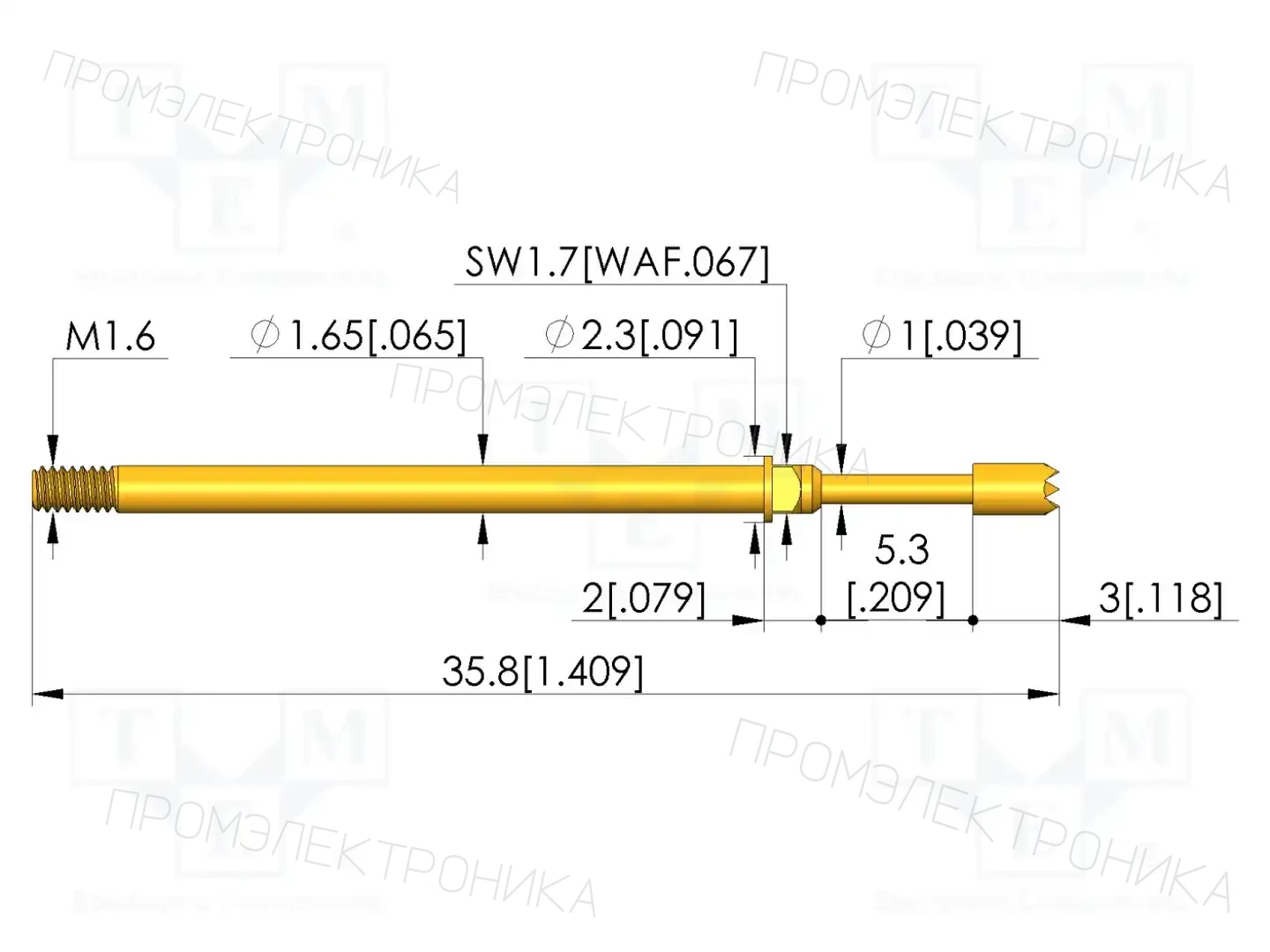 INGUN GKS-112 306 180 A 0802 M — Измерительные щупы