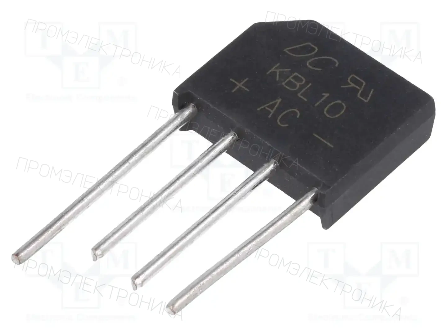DC COMPONENTS KBL10 — Однофазные мосты диодные плоские