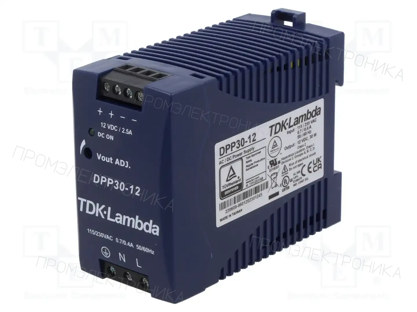 TDK-LAMBDA DPP30-12 — Блоки питания на DIN-рейку