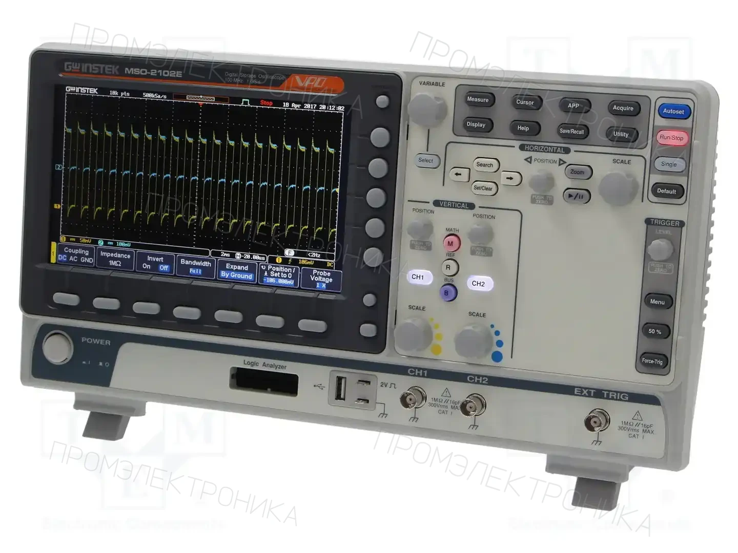 GW INSTEK MSO-2102E — Осциллоскопы цифровые
