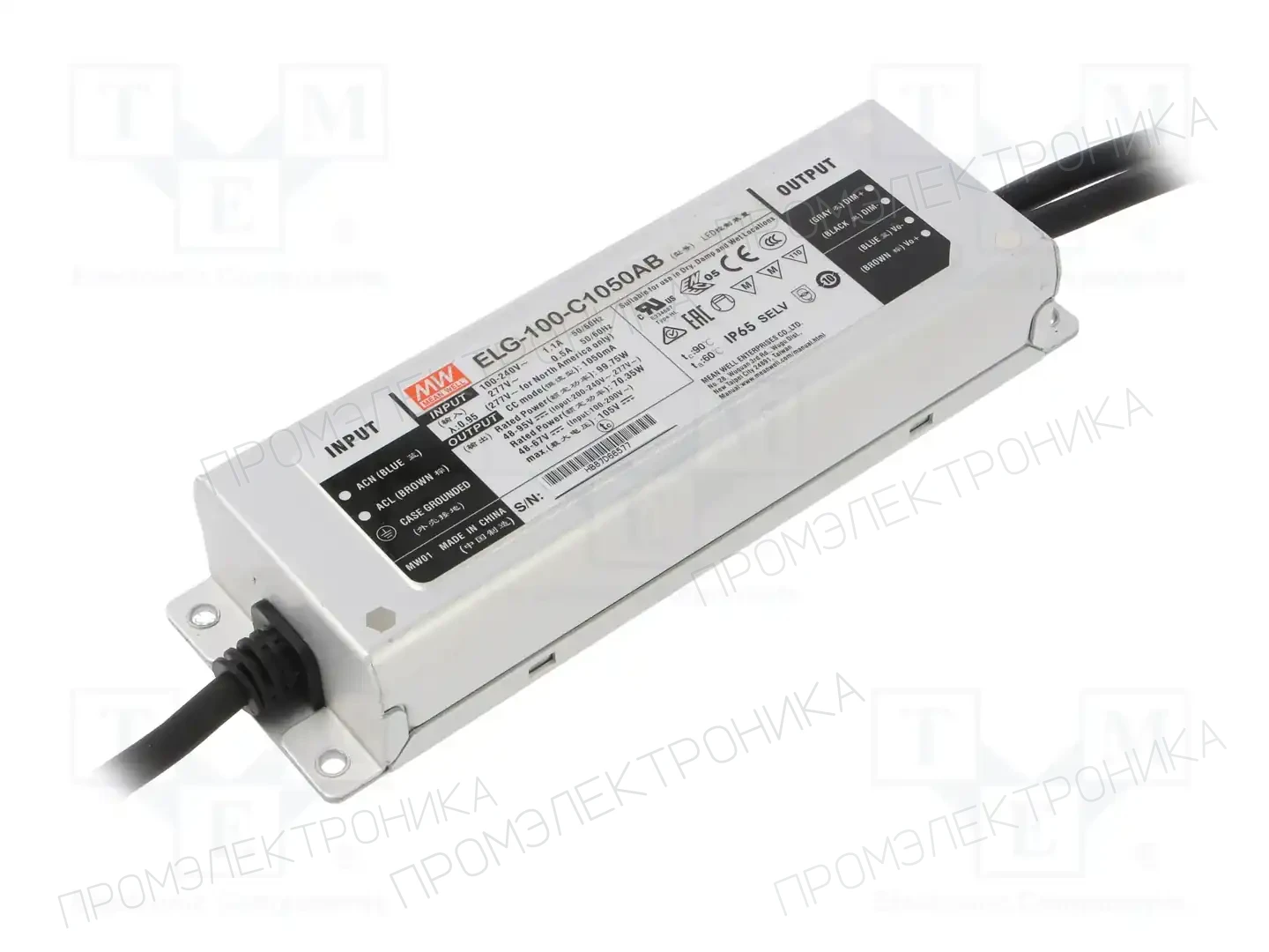 MEAN WELL ELG-100-C1050AB — Блоки питания для LED