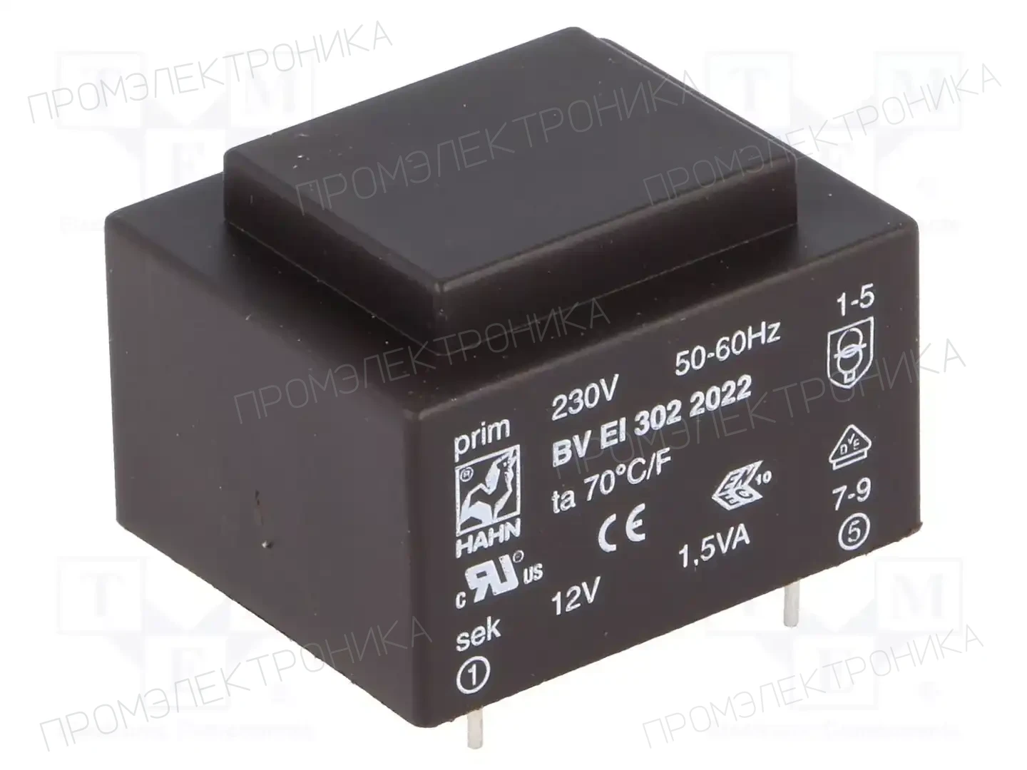 HAHN BV EI 302 2022 — Трансформаторы PCB